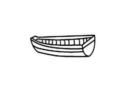 船的画法木船图片