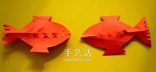 幼儿园手工小制作 各种可爱小鱼的简单做法