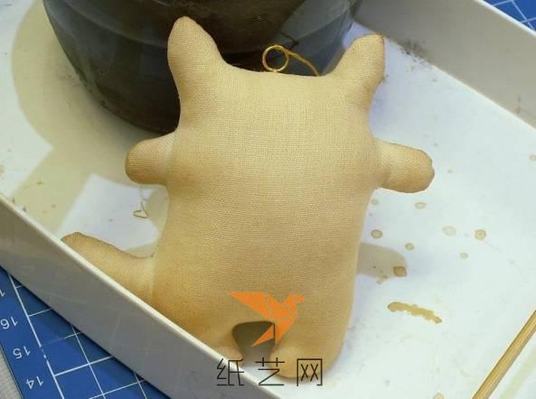 可爱布艺小猫医生玩偶制作教程