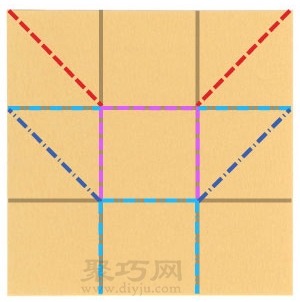 用折纸做椅子教程图解