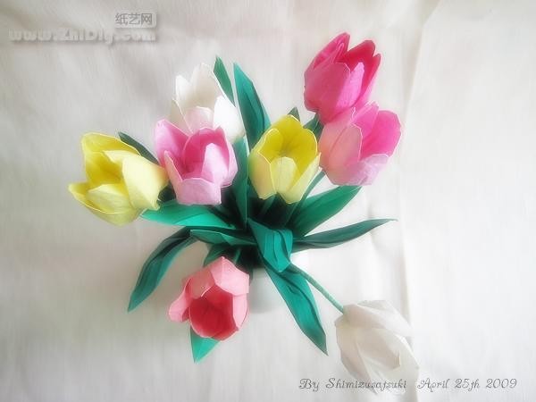 ˮµֽ㡤origami tulips